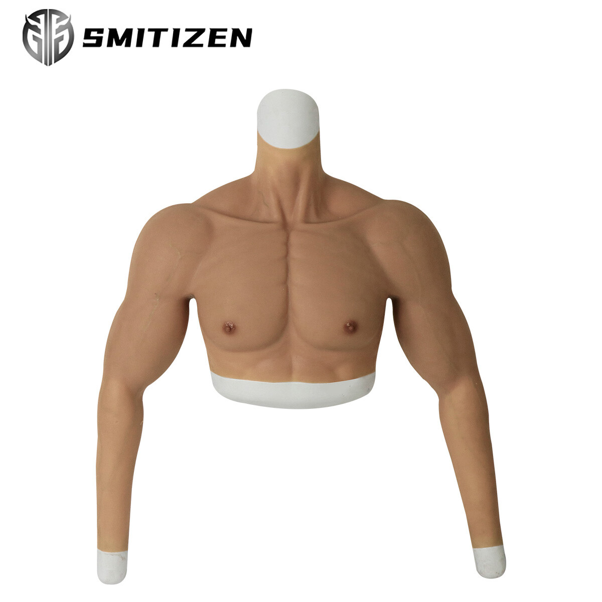 Smitizen Cosplay Costume Silicone Short Muscle Body Suit Fake Muscle Arms