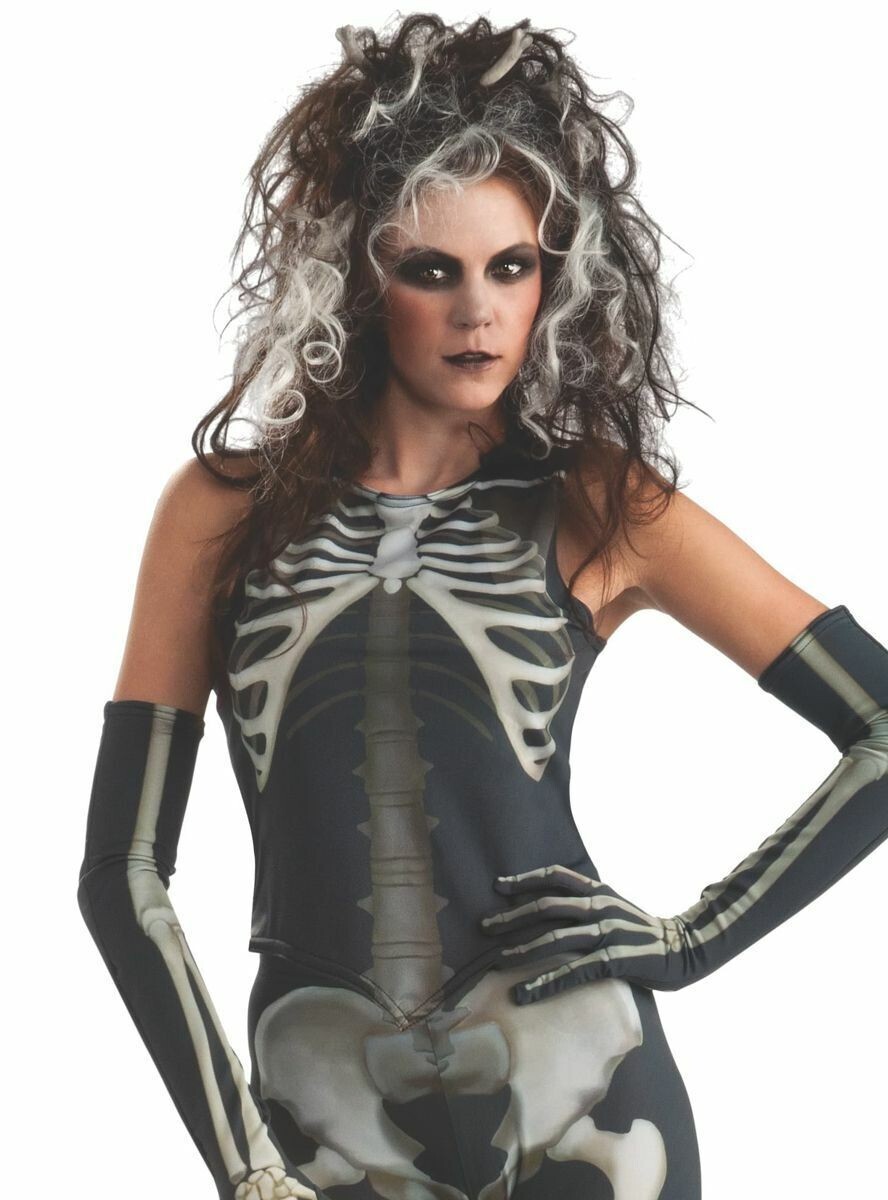 NIP Halloween Sensations Skelee Girl Women’s L Adult Halloween Cosplay Costume