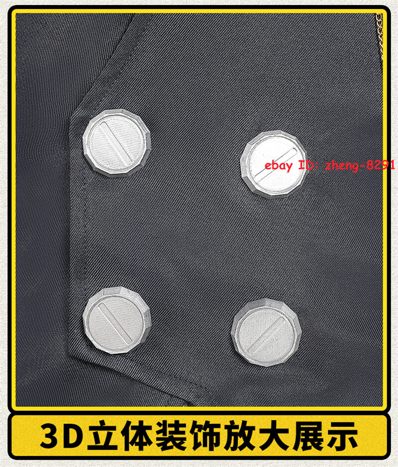 Game Zenless Zone Zero Von Lycaon Halloween Costume Outfit Men’s Uniform Suit