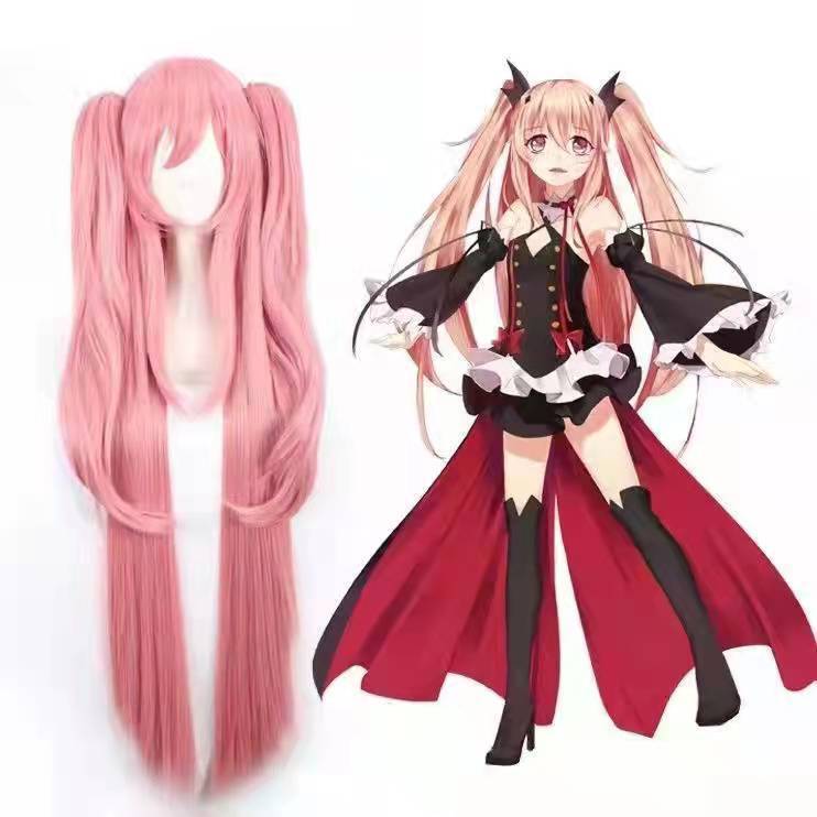 Seraph of the end Krul Tepes Wig Cosplay Costume Halloween Full Set Outfits Suit