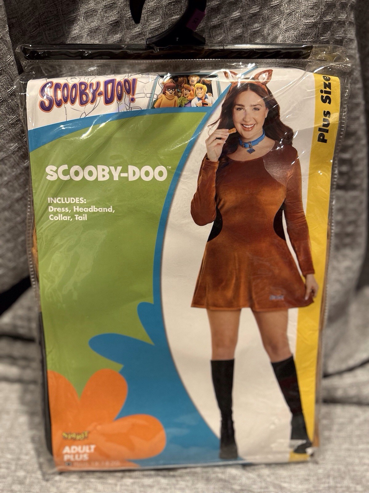 Scooby-Doo Adult Female Costume – Spirit Halloween – New – 1XL Plus Size