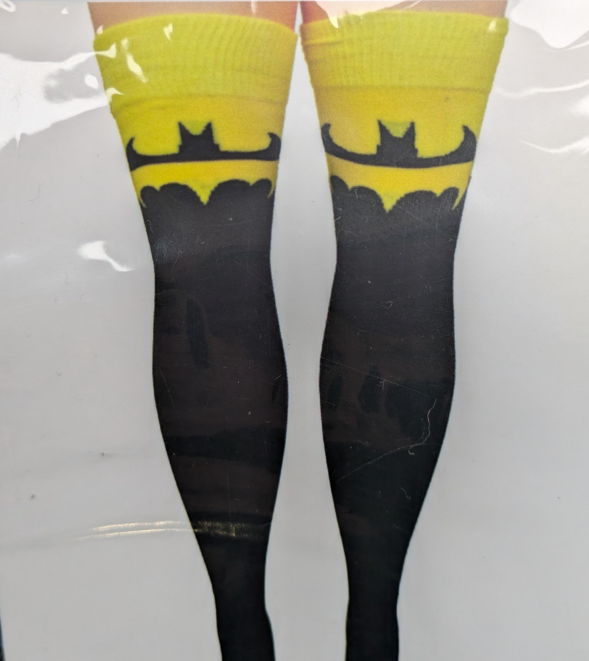 DC Comics BATMAN Over the Knee Socks / Tights / Choker Necklace / ADULT – NEW