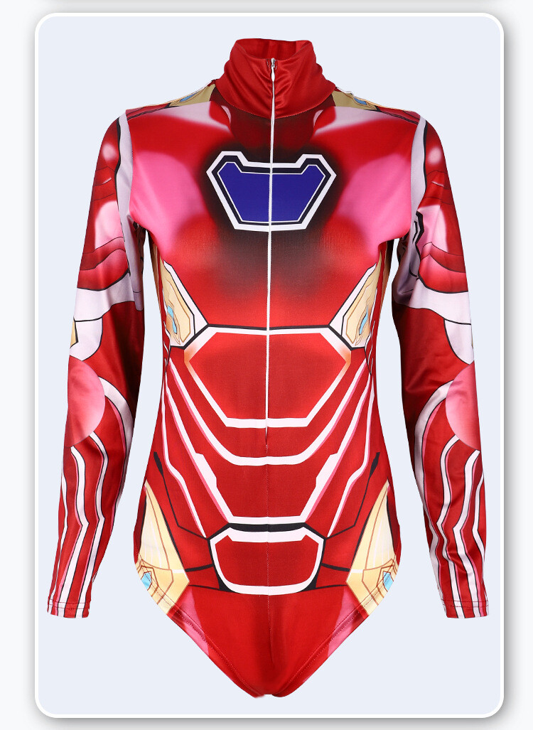 Cosplay Superhero Spider-Man Swimsuit Jumpsuits Women Bodysuit Costume Halloween