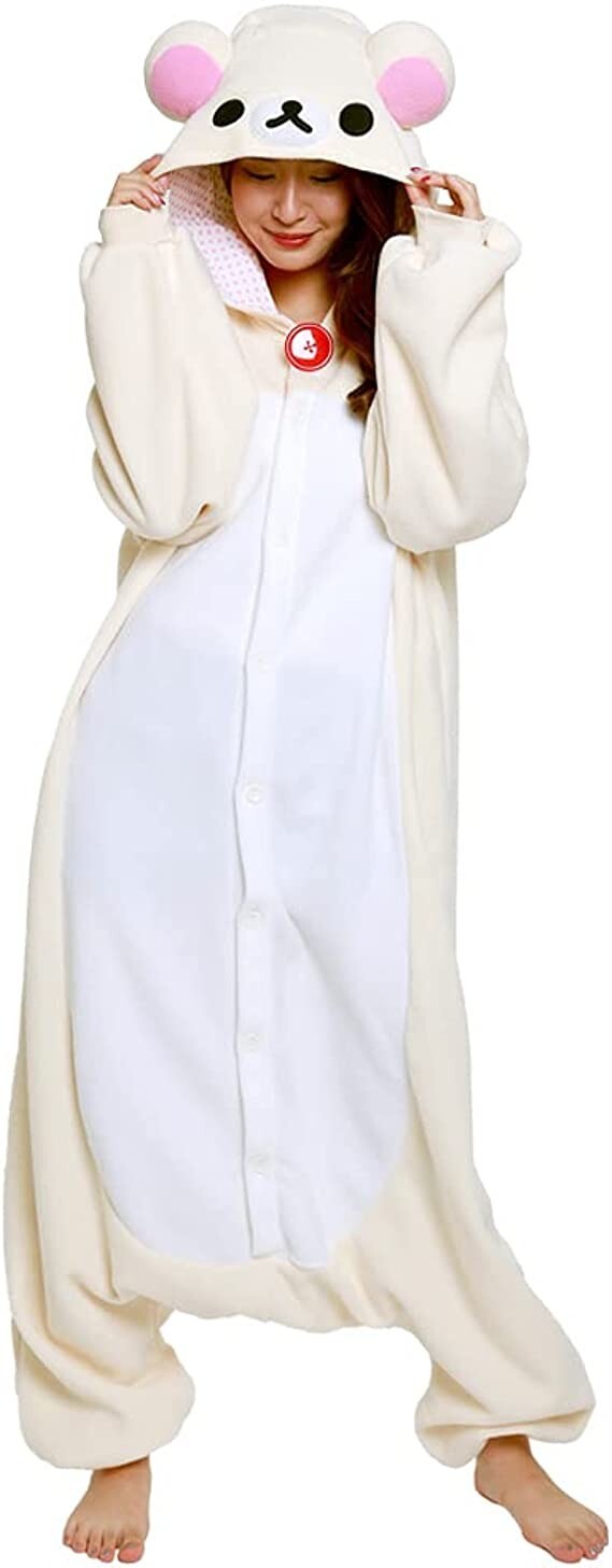 SAZAC Authentic Korilakkuma Kigurumi One size – Perfect for Halloween or Cosy