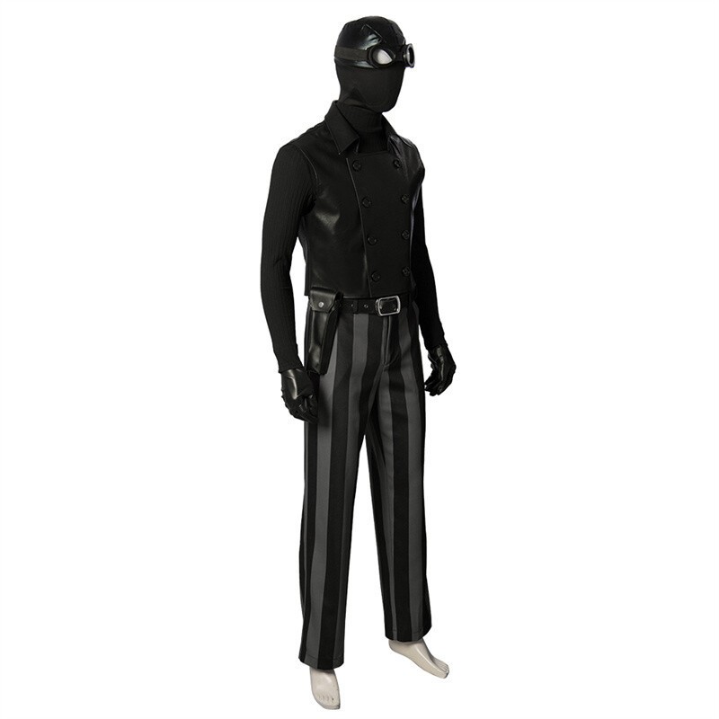 Spider-Man Intothe Spider-Verse Spider-Man Noir Peter Parker Cosplay Costume Lot