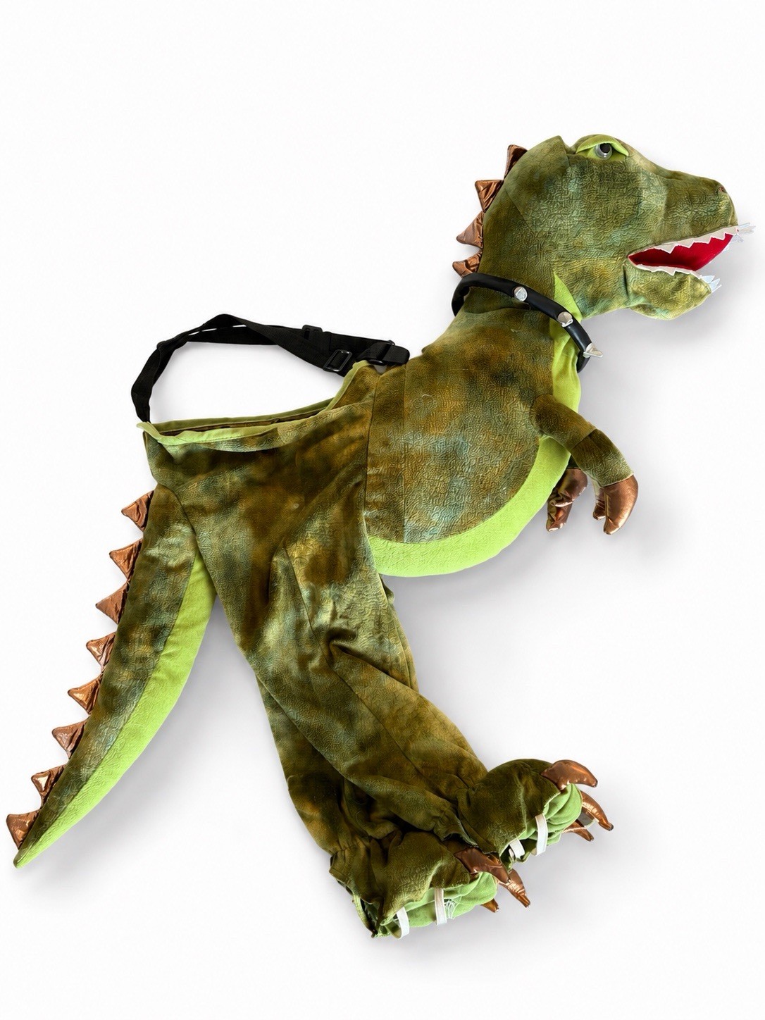 Ministry of Rascals Dinosaur Costume for Kids One Size (3-7 Years) Green T-Rex