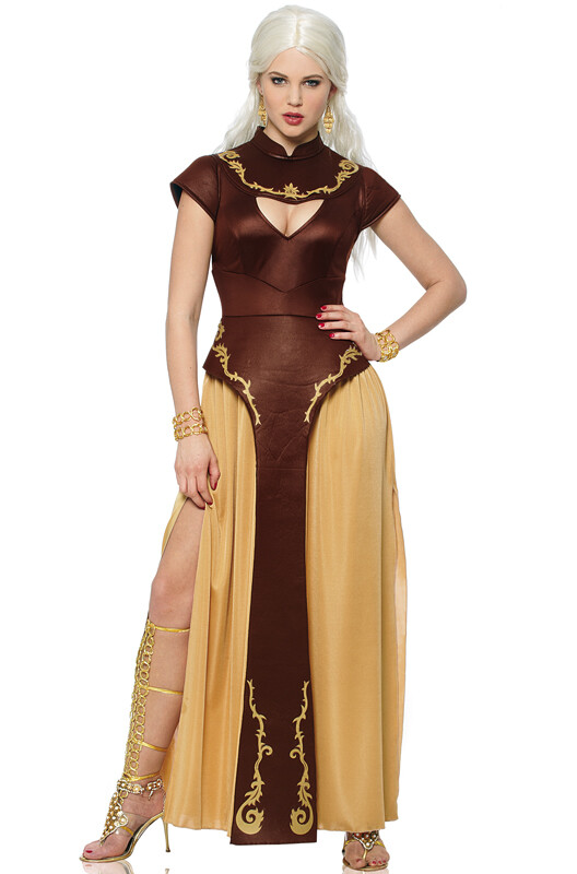 Brand New Mother of Dragon Game of Thrones Barbarian Warrior Adult Costume