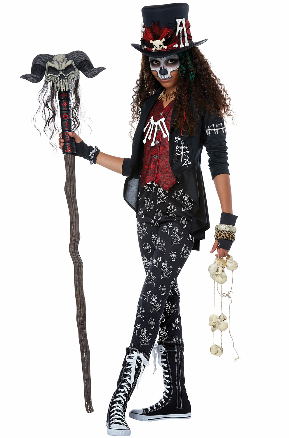 Brand New Voodoo Charm Girls Tween Costume