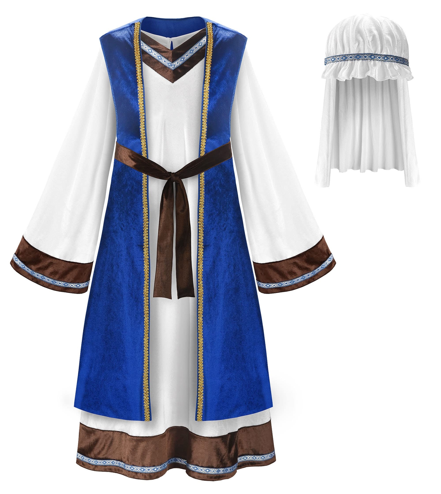 Boys Saint Joseph Costume Shepherd Costume Saint Costume for Kids with Vest a…