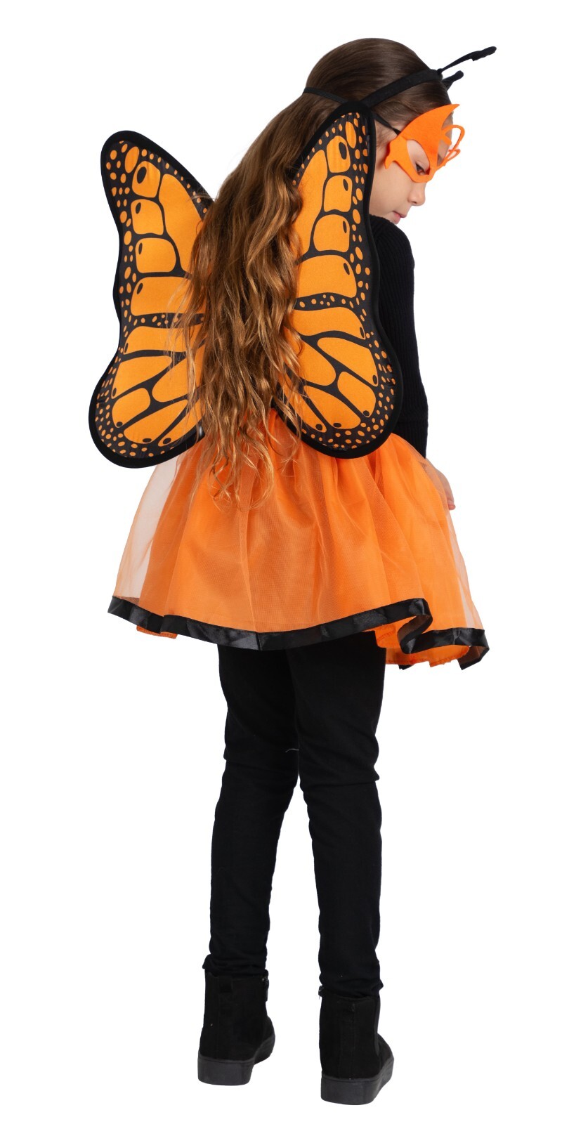 Dress Up America Butterfly Costume for Girls – Monarch Butterfly Wings for Kids