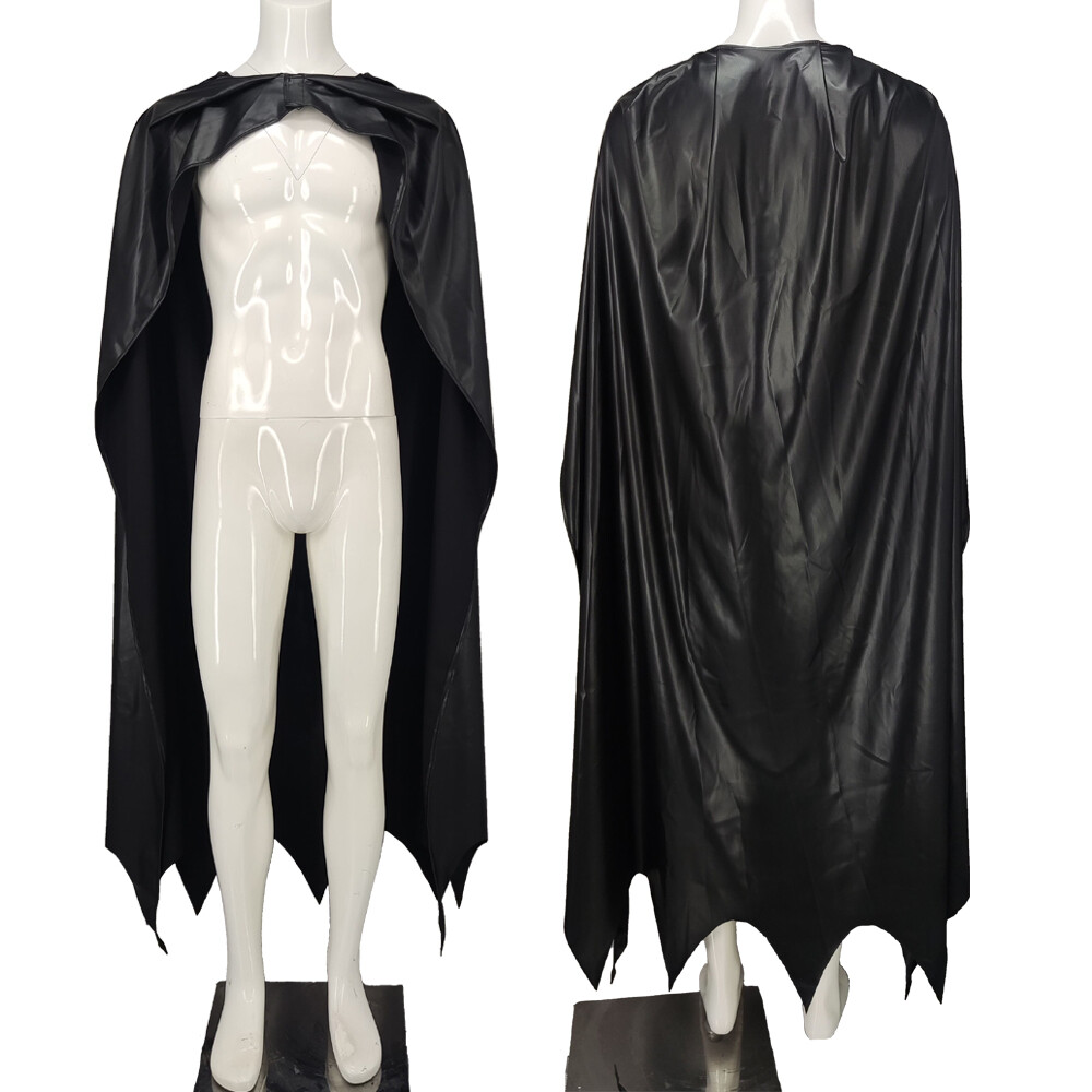 The Flash Batman Michael Keaton Version Cosplay Props Black Cape Hero Big Cloak