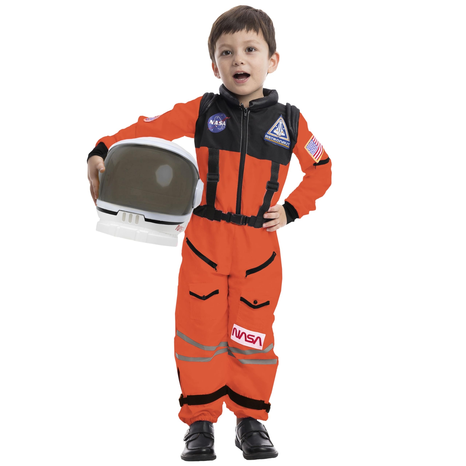 Kids Astronaut Space Costume w/ Helmet 4 Styles, Dress up, role play Halloween