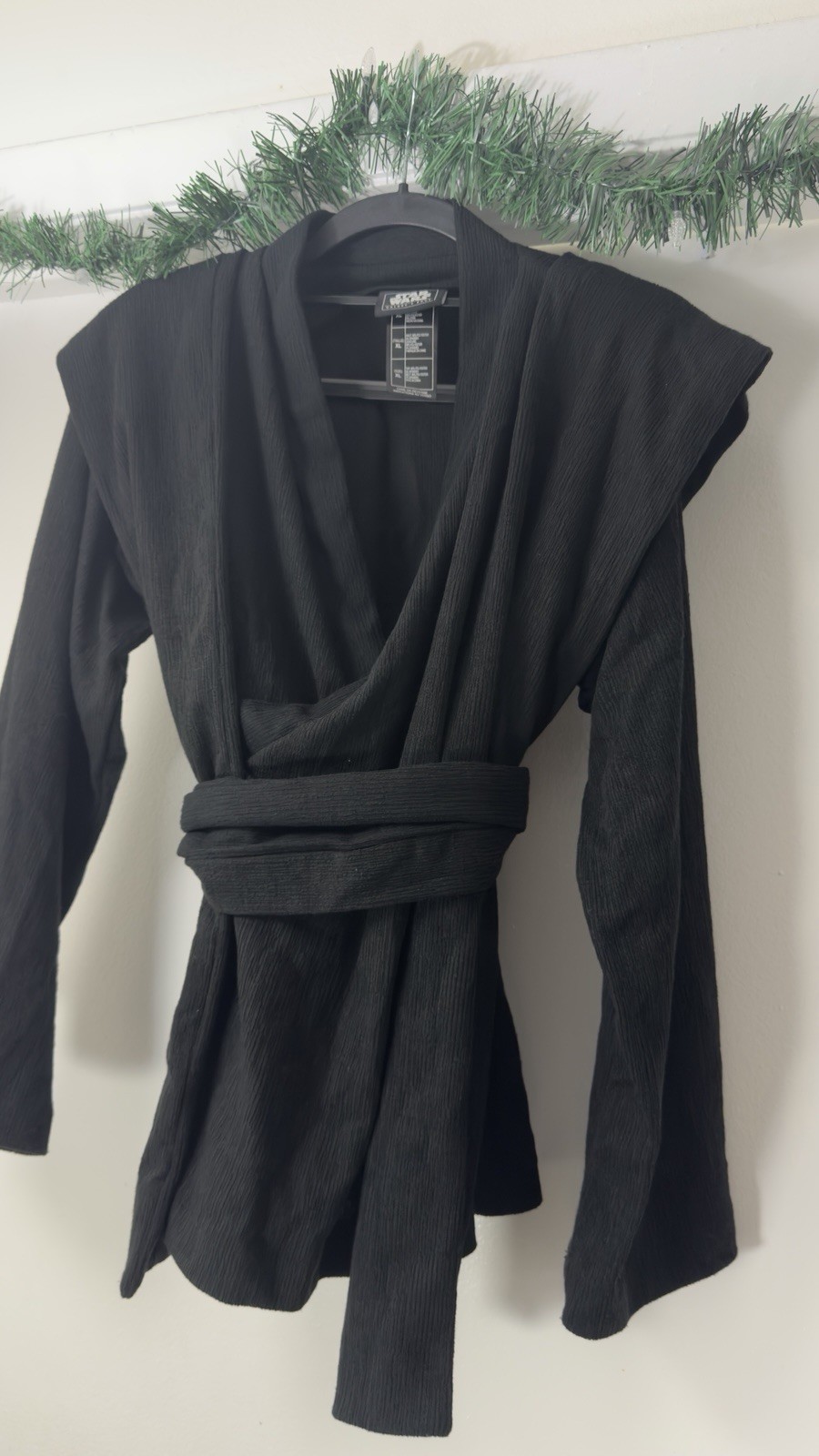 Disney Star Wars Galaxy’s Edge Anakin Skywalker Black Tunic w Belt Adult S/M