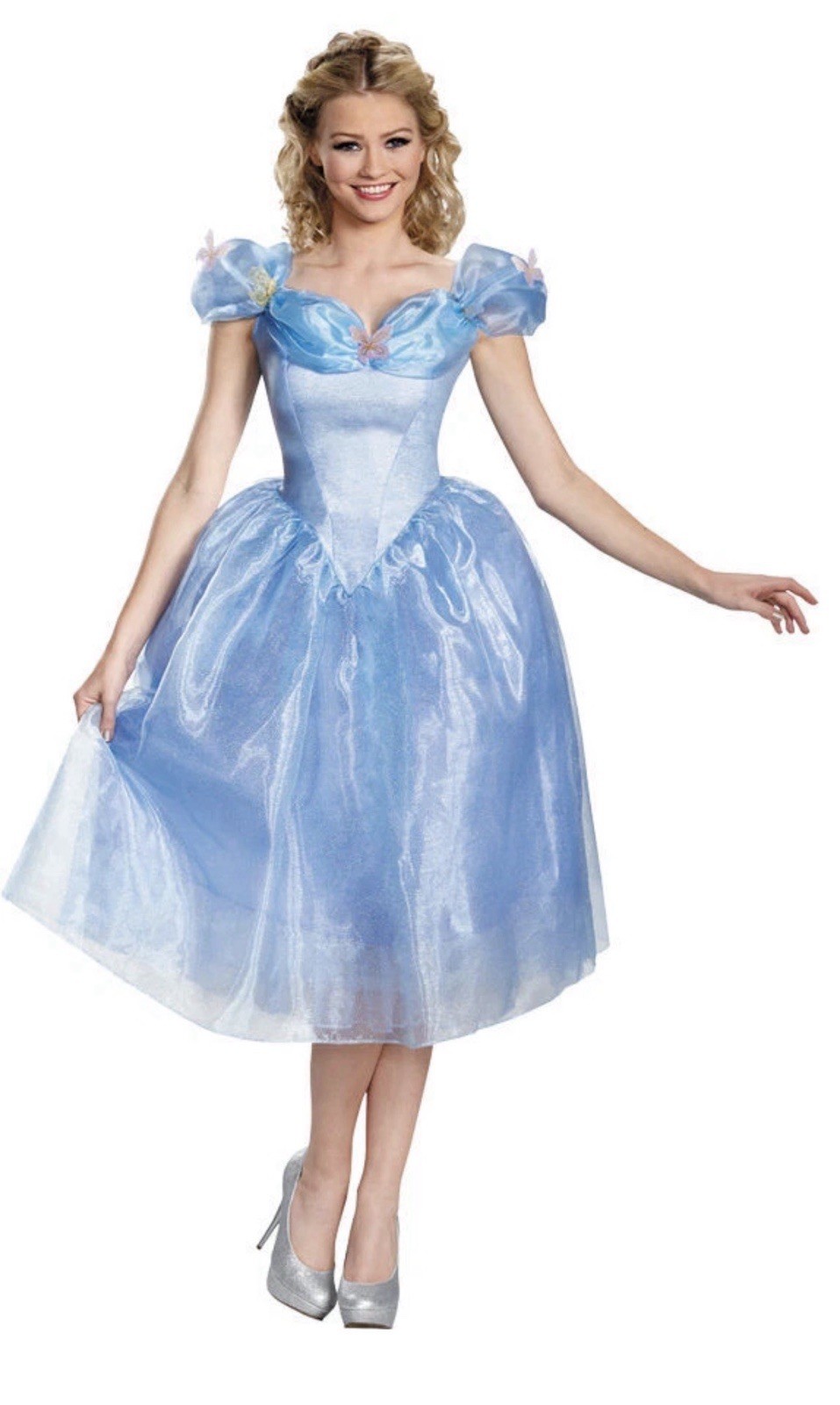 DISNEY CINDERELLA DELUXE ADULT HALLOWEEN COSTUME WOMEN’S SIZE MEDIUM
