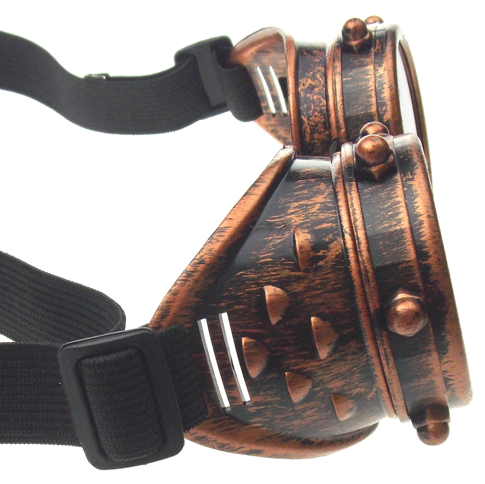 Steampunk Goggles Copper Finish Goth Cyber Costume Accessory Halloween Victorian