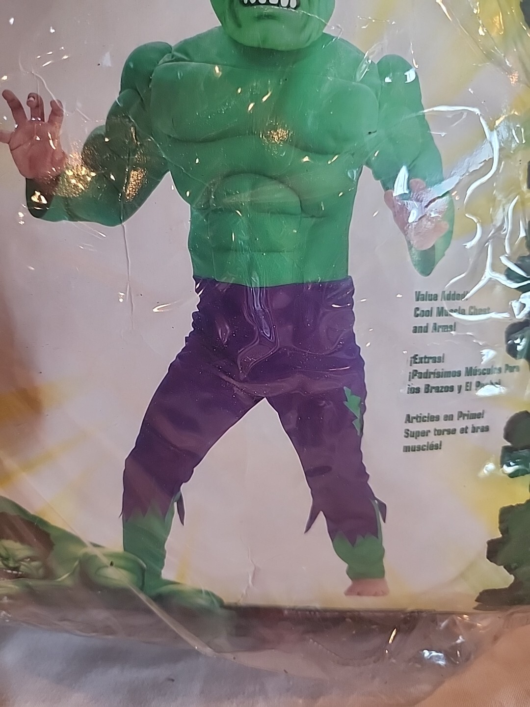 DISGUISE Hulk Costume Child Size 7-10 ( JUMPSUIT ONLY)