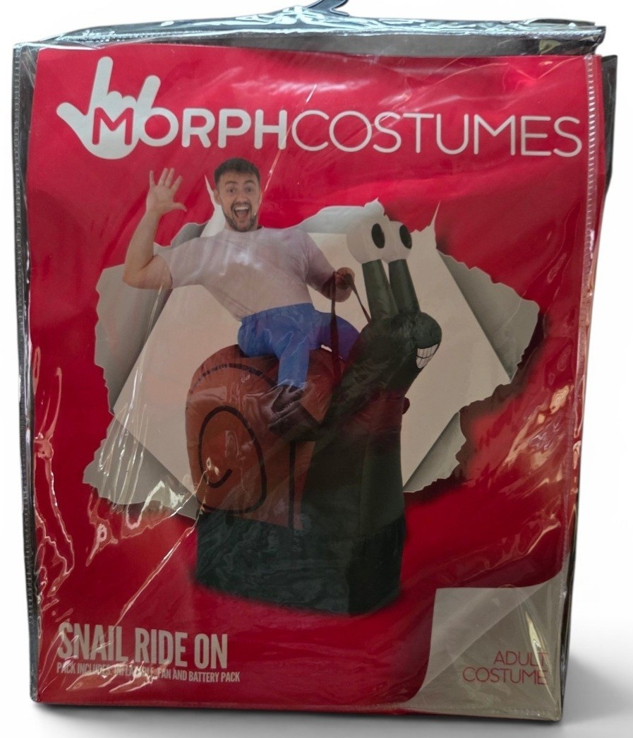 Morph Costumes Snail Ride On Adult Blow Up Costume. NWT