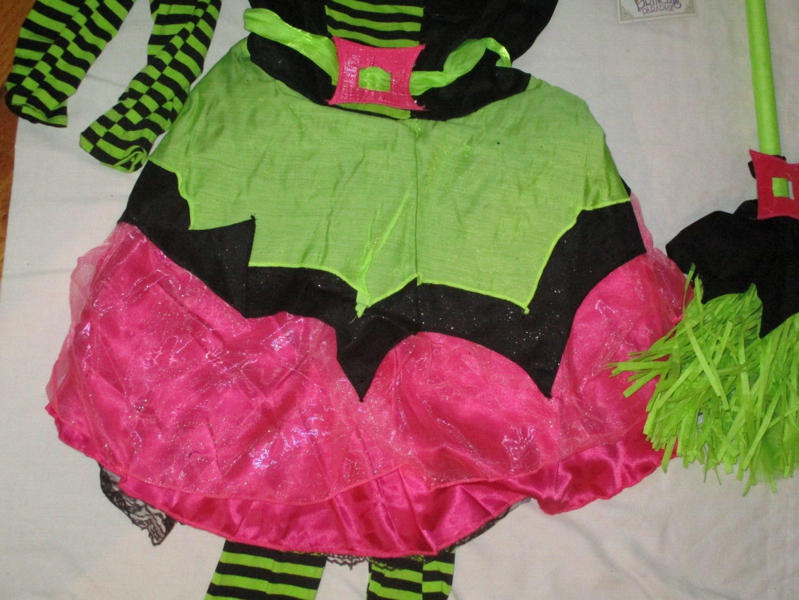 New Chasing Fireflies Spiderina Costume Dress Broom Size XXXL 16 NWT Halloween