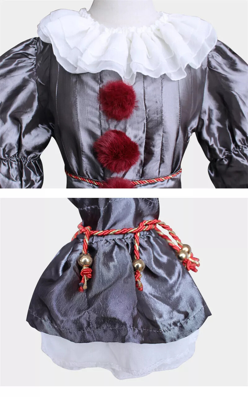 Movie It Chapter Pennywise Cosplay Costume Clown Halloween Costume Adults Suit