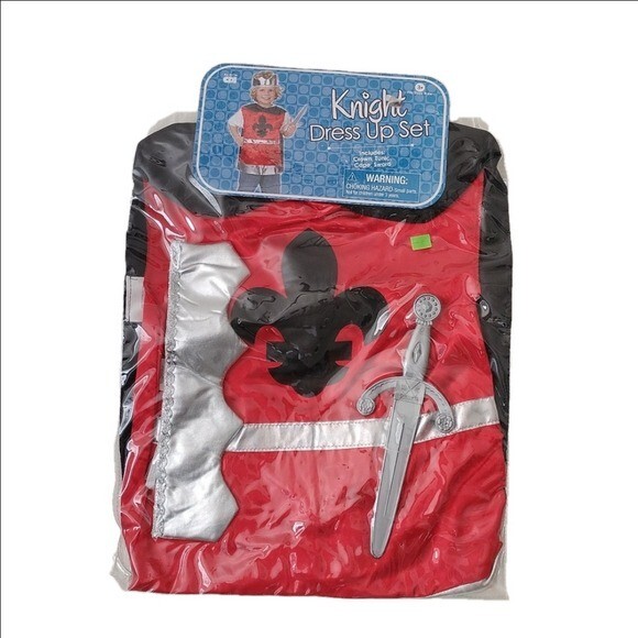 Boys King or Knight Dress Up Halloween Costume Set, Size 4-6x