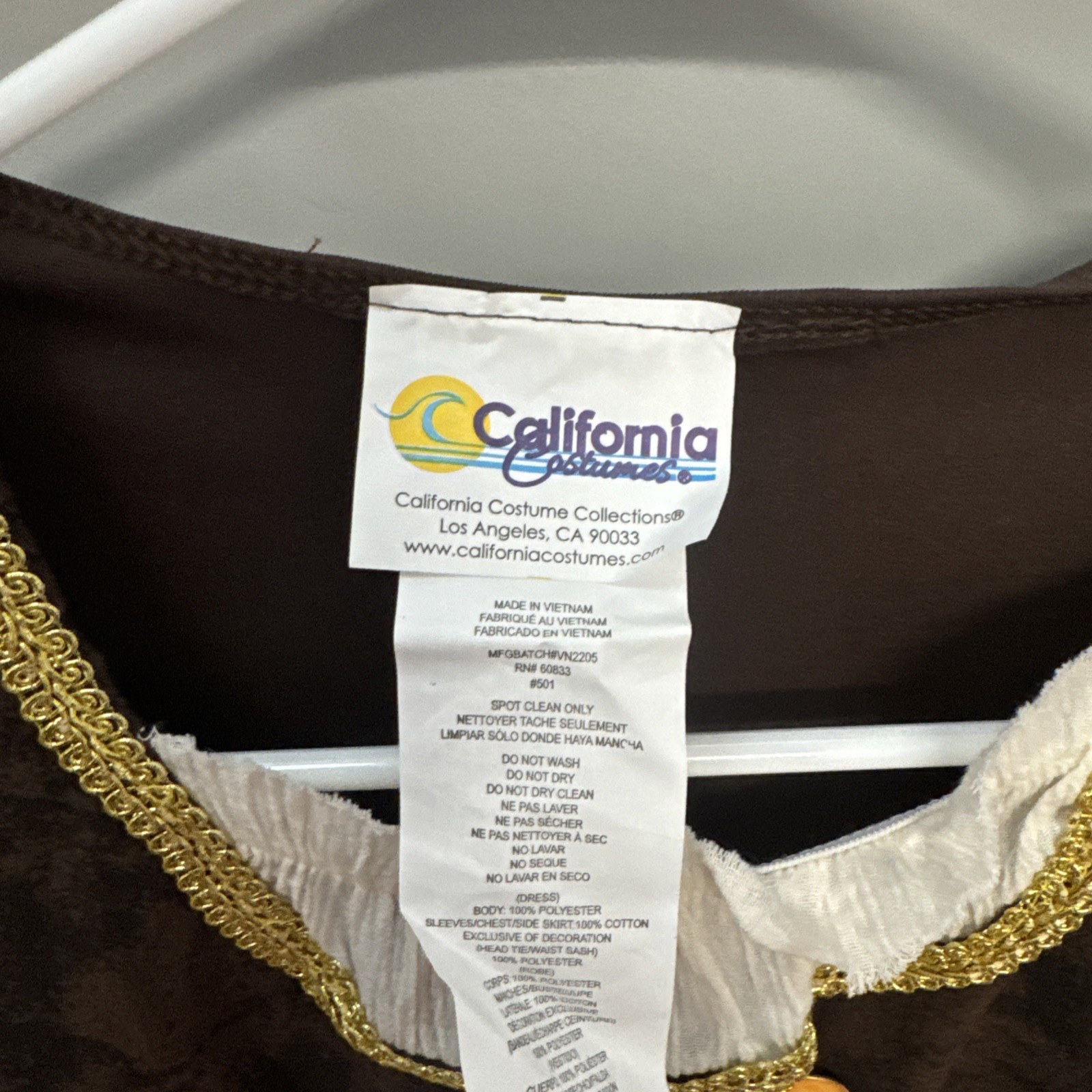 California Costumes Child Medium Boho Pirate 8/10 EUC Costume Halloween