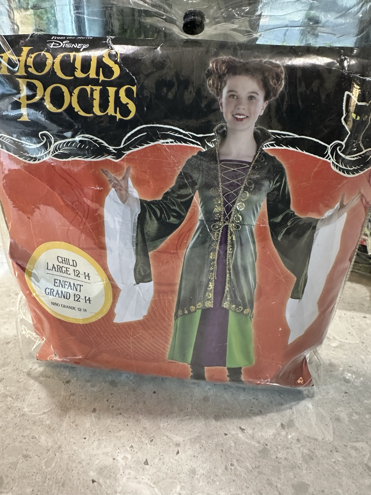 Hocus Pocus Disney Winifred Sanderson Childrens Costume – Size Child Large 12-14