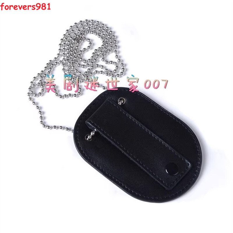 LA Detective SWAT Badge ID Card Holder Wallet with Chain Cosplay Gifts Police