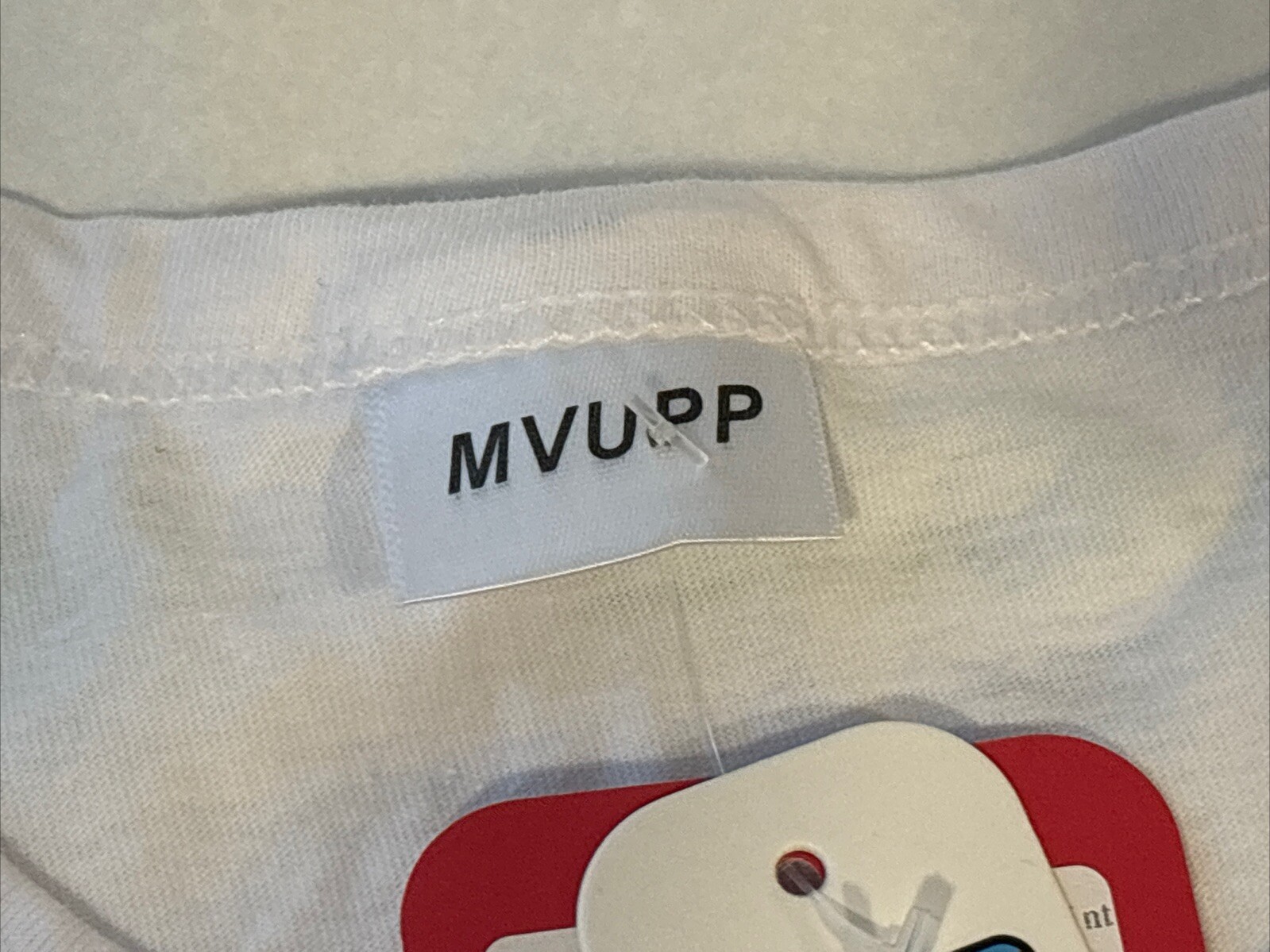 MVUPP Kids T-shirt Short Sleeve Good Vibes White Size Medium