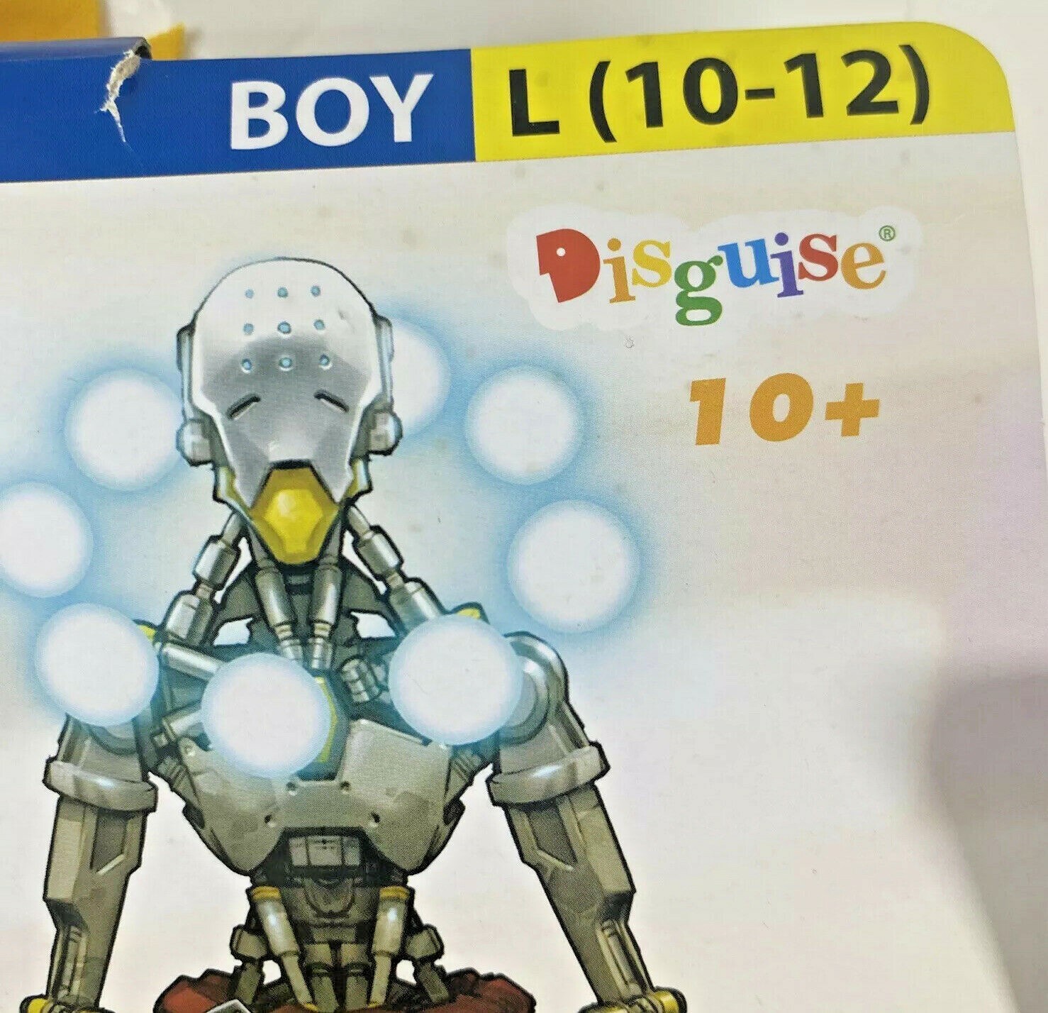 Disguise Boys Zenyatta Classic Muscle Overwatch Halloween Costume Size L 10-12