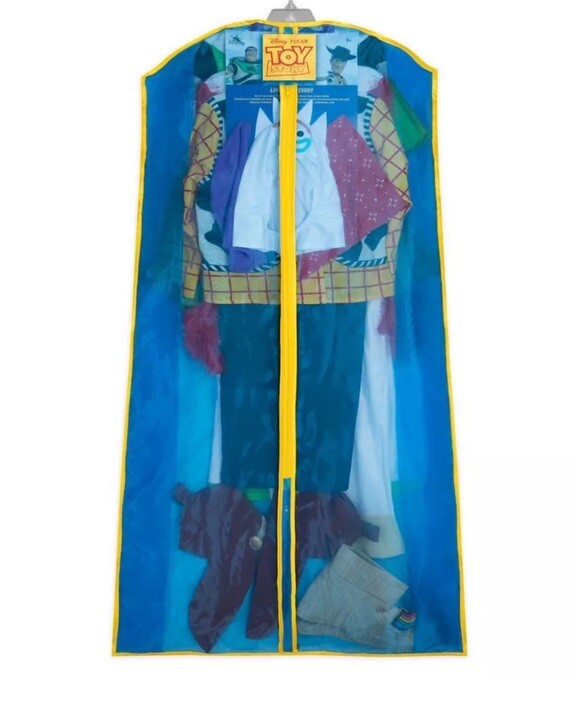 Disney Toy Story 4, 3 Pack Costume Set Buzz Woody Forky Kids Size 7/8