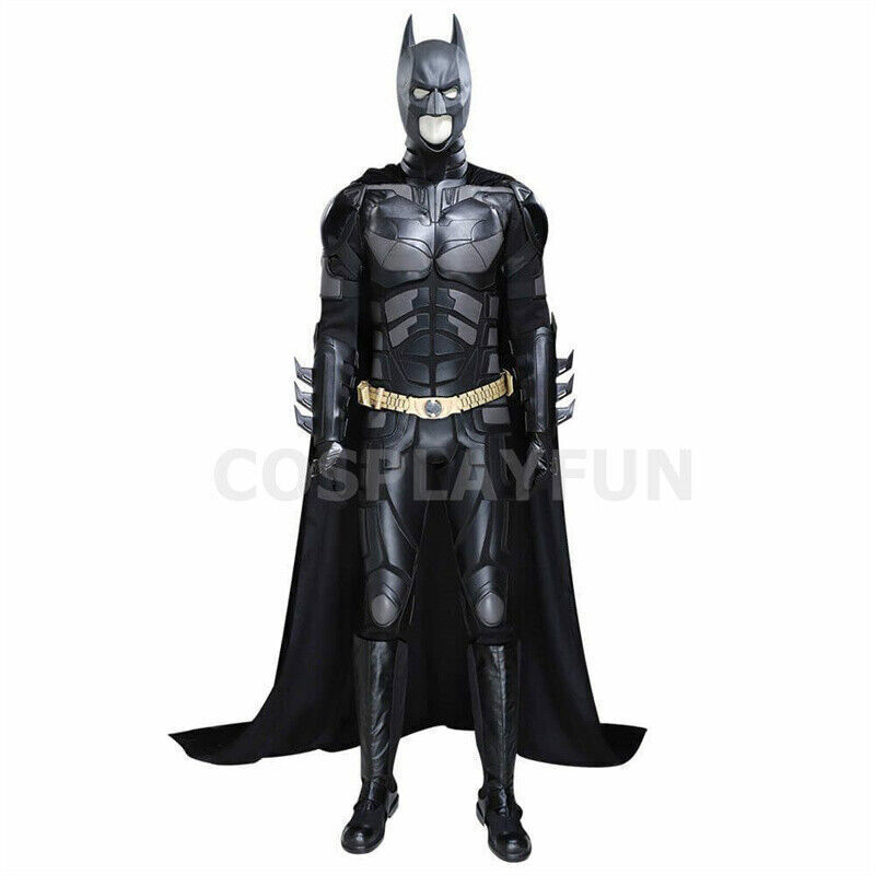 Batman Bruce Wayne Cosplay Costume Outfit The Dark Knight Halloween Adult Suit