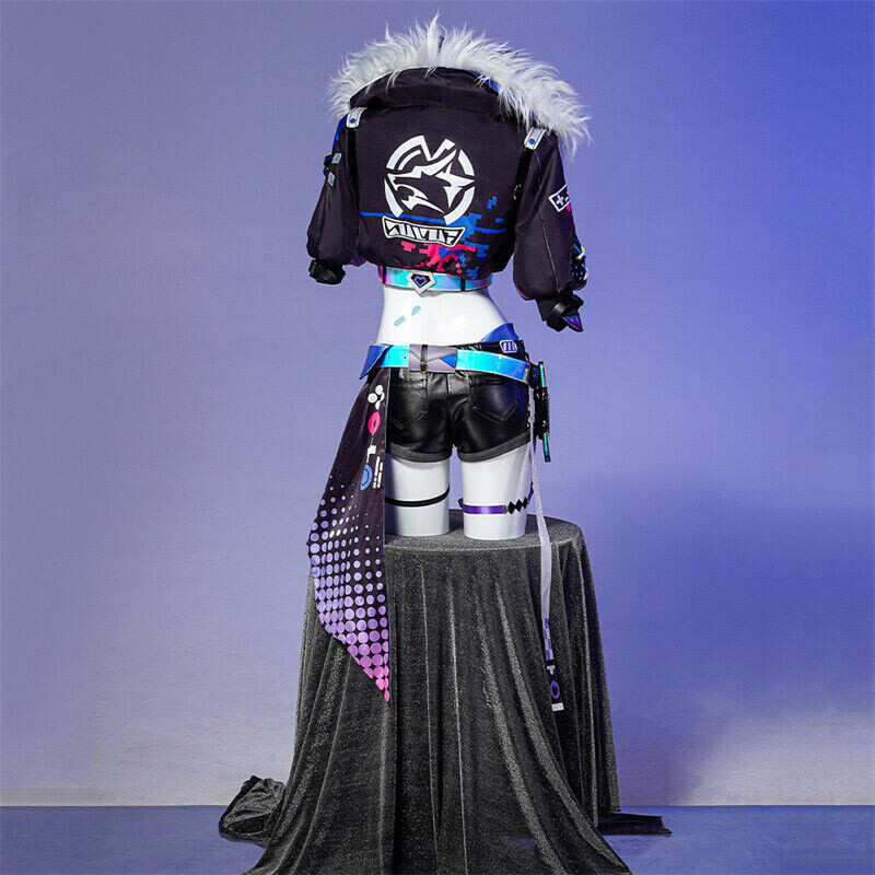 New Honkai: Star Rai Silver Wolf Cosplay Costume Outfit Suit Halloween Costume