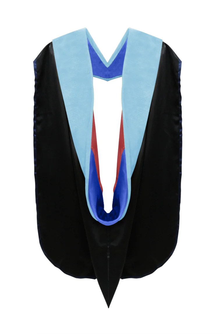 Doctor of Education Hood – Royal Blue & Red