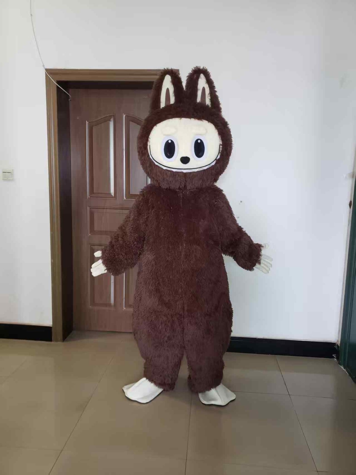 New adult Halloween Christmas characters dark brown rabbit cartoon festival