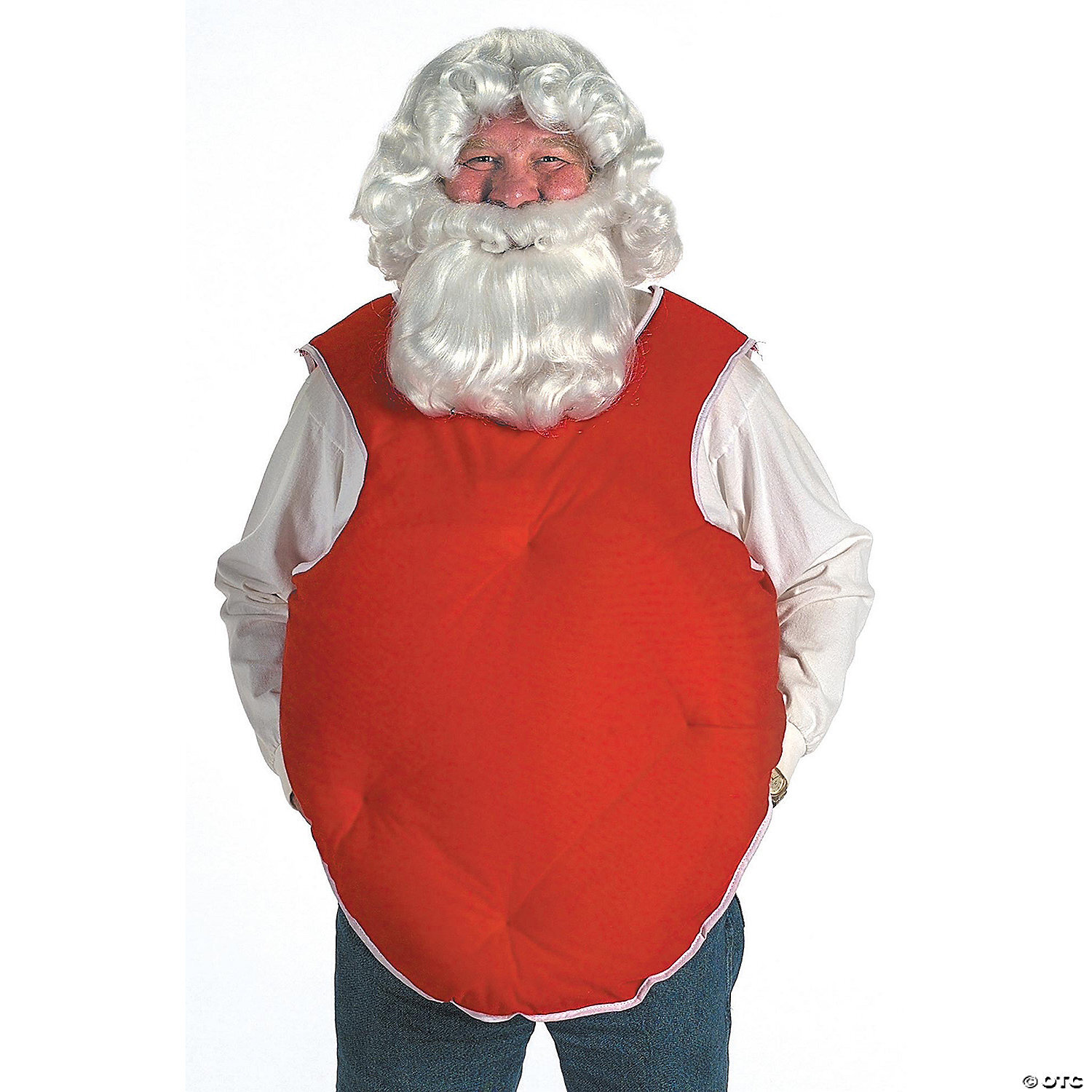 Red Santa Belly Suit Stuffer | Fullness & Comfort for Authentic Santa Claus Look