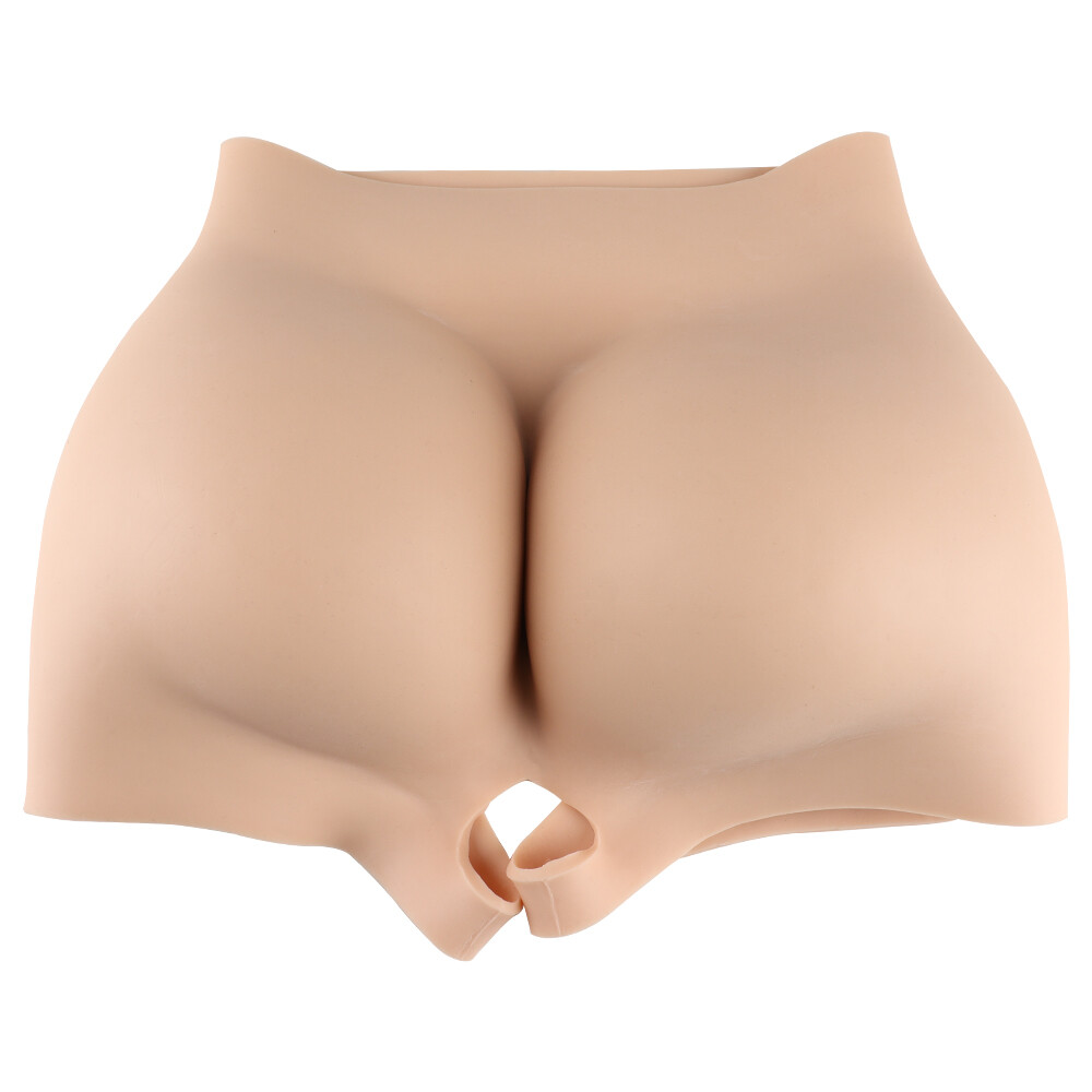 Open Crotch Silicone Hip Pants Buttocks Panty Underwear For Crossdresser Unisex