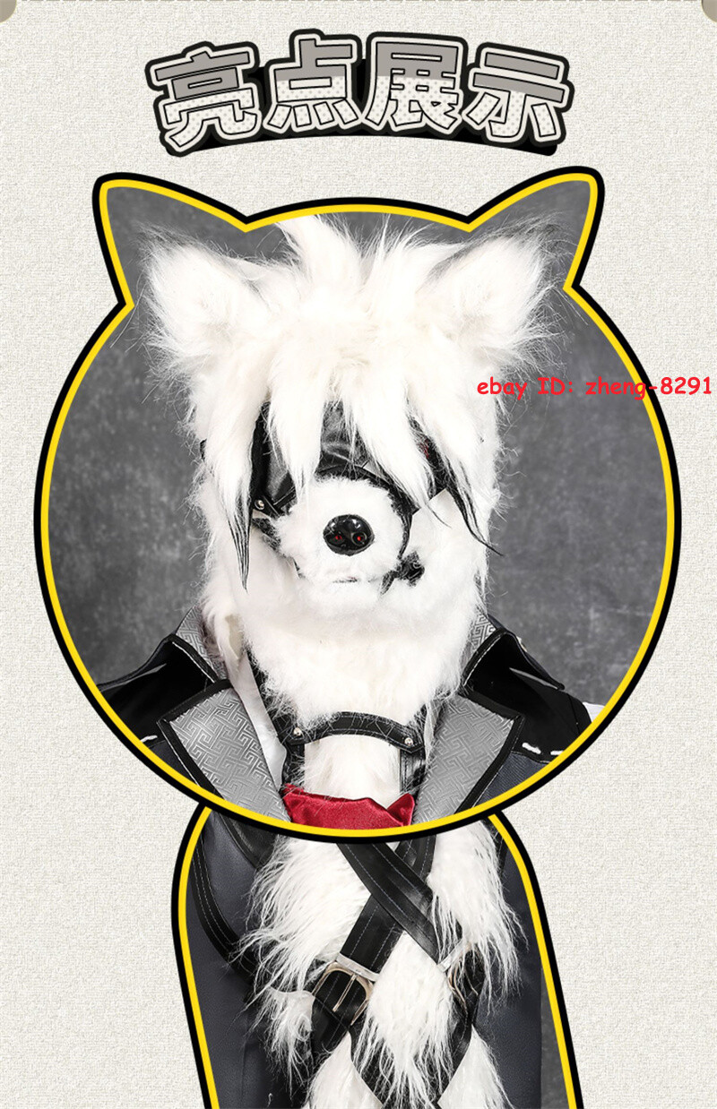 Game Zenless Zone Zero Von Lycaon Halloween Costume Outfit Men’s Uniform Suit