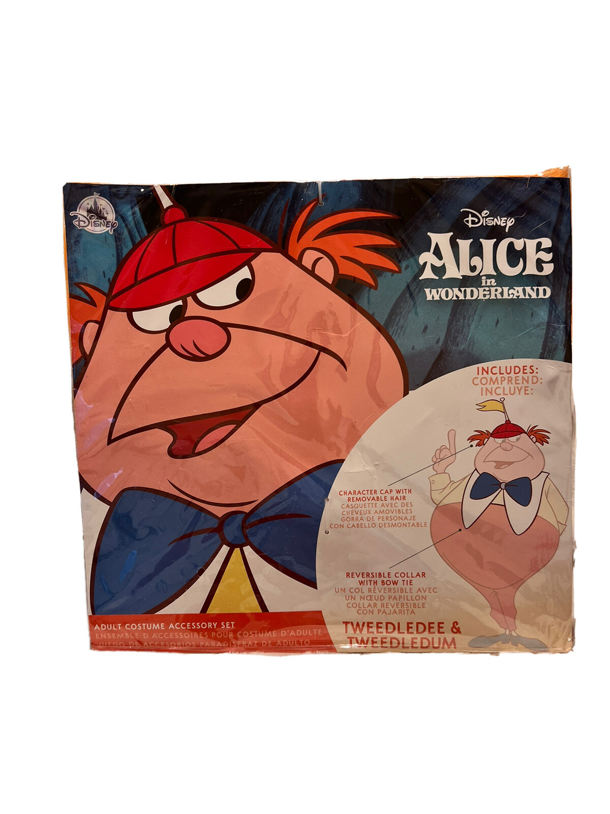 Disney Alice In Wonderland Tweedledee & Tweedledum Costume Accessory Set