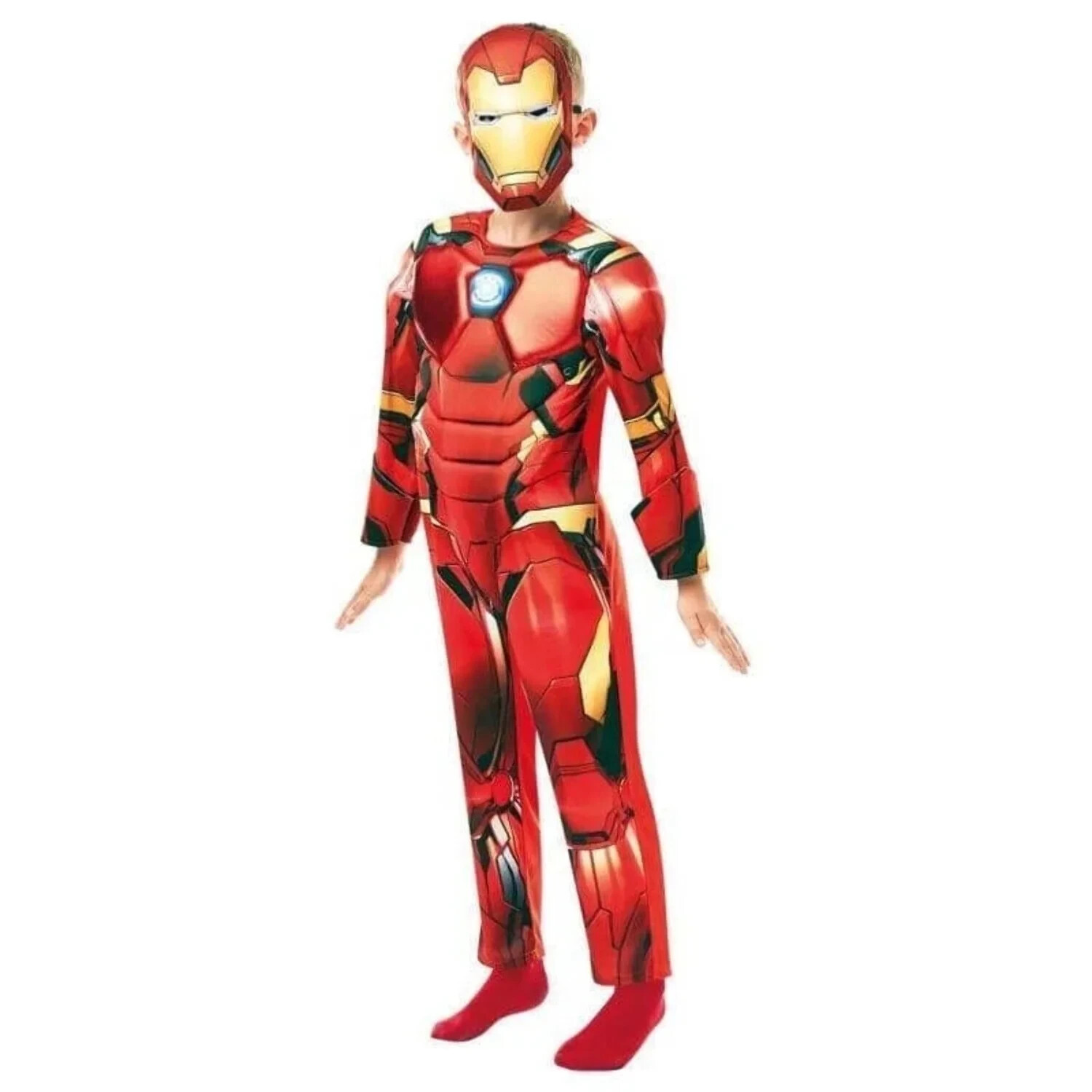 Iron Man Avengers Deluxe Padded Child Costume Tony Stark Cosplay Rubie’s 640830