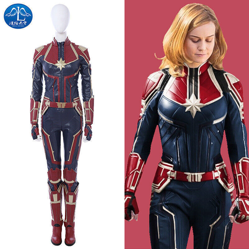 Marvel Costume Leather Captain Cosplay Marvel Carol Danvers Halloween Outfits