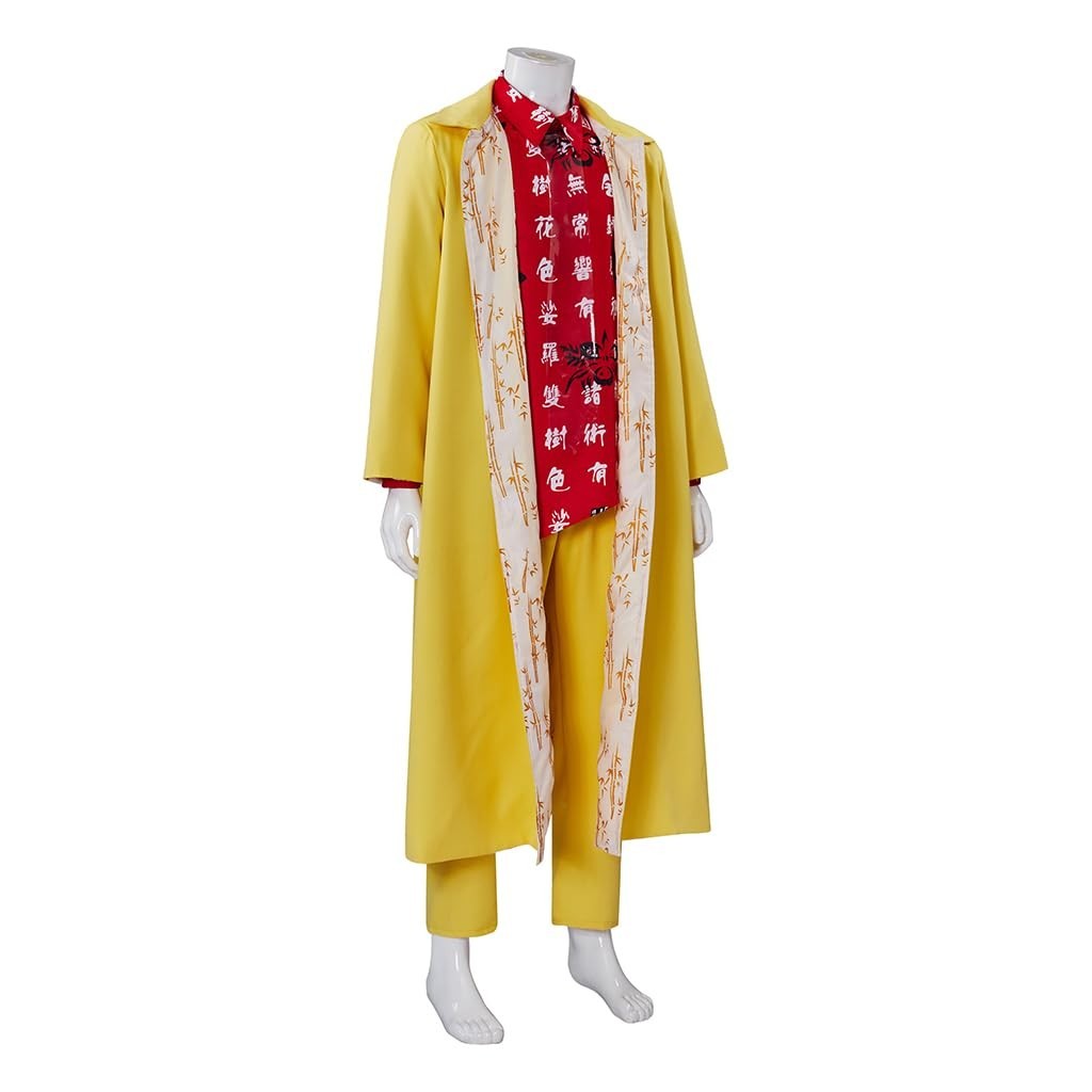 Men’s Doc Brown Cosplay Costume – Adult Halloween Outfit, Sci-Fi Suit, Vintage S