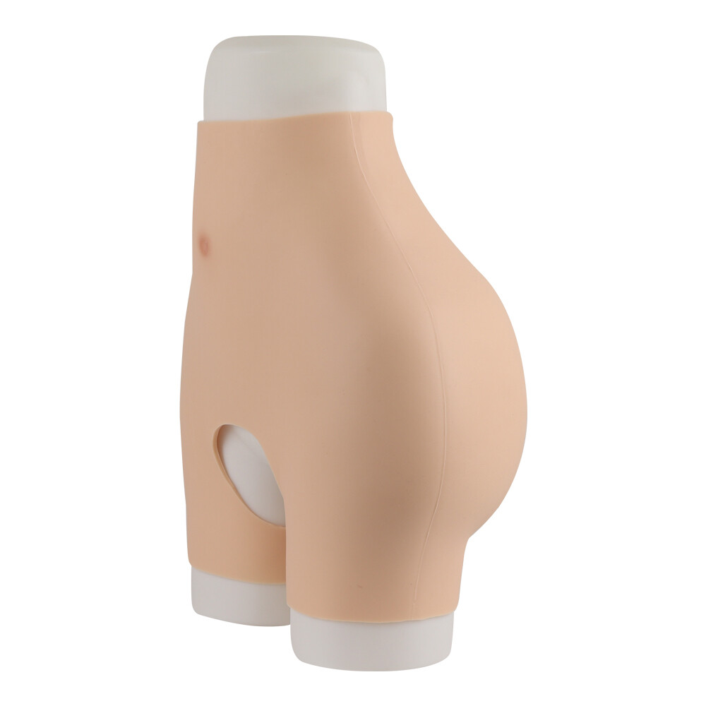 Silicone Buttock Pants Open Crotch Panty Hip Up Underwear Crotch Thickness 3CM