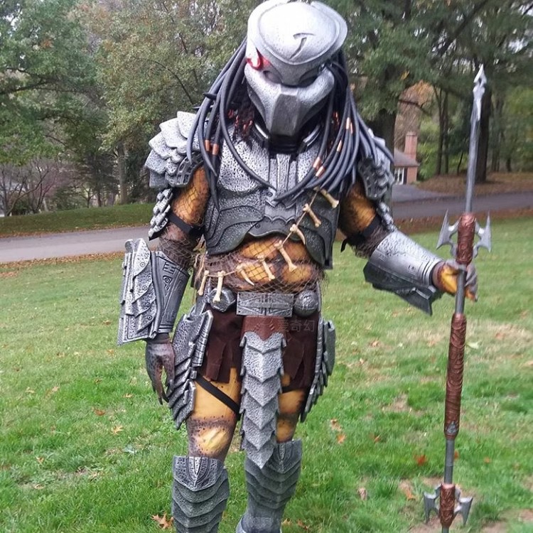 1:1 Scale Wearable Predator Full-body Armor, Unpainted White EVA Assembly Kit
