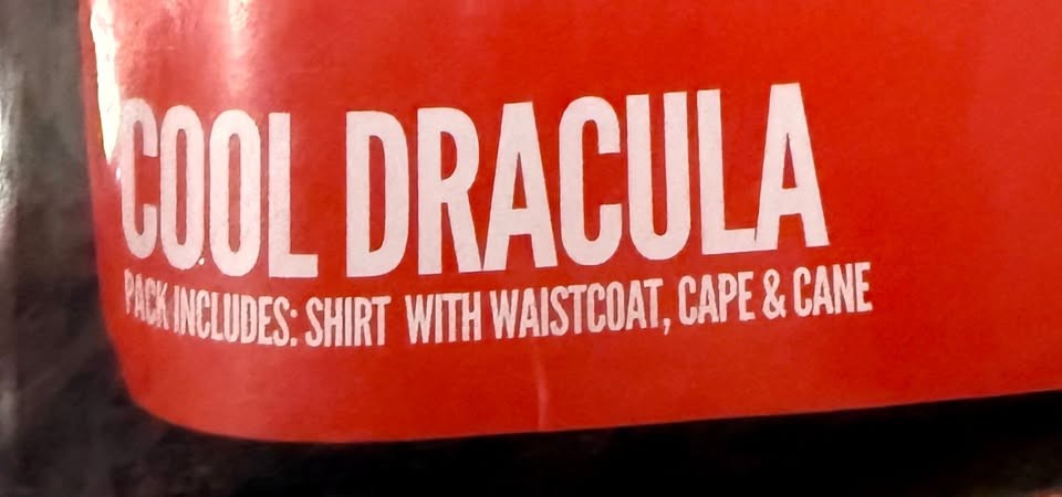 COOL DRACULA Morph Costumes HALLOWEEN COSTUME Adult Size L