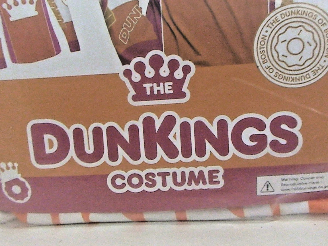 Limited Edition DUNKINGS HALLOWEEN COSTUME Size S/M The Dunkings Of Boston NEW