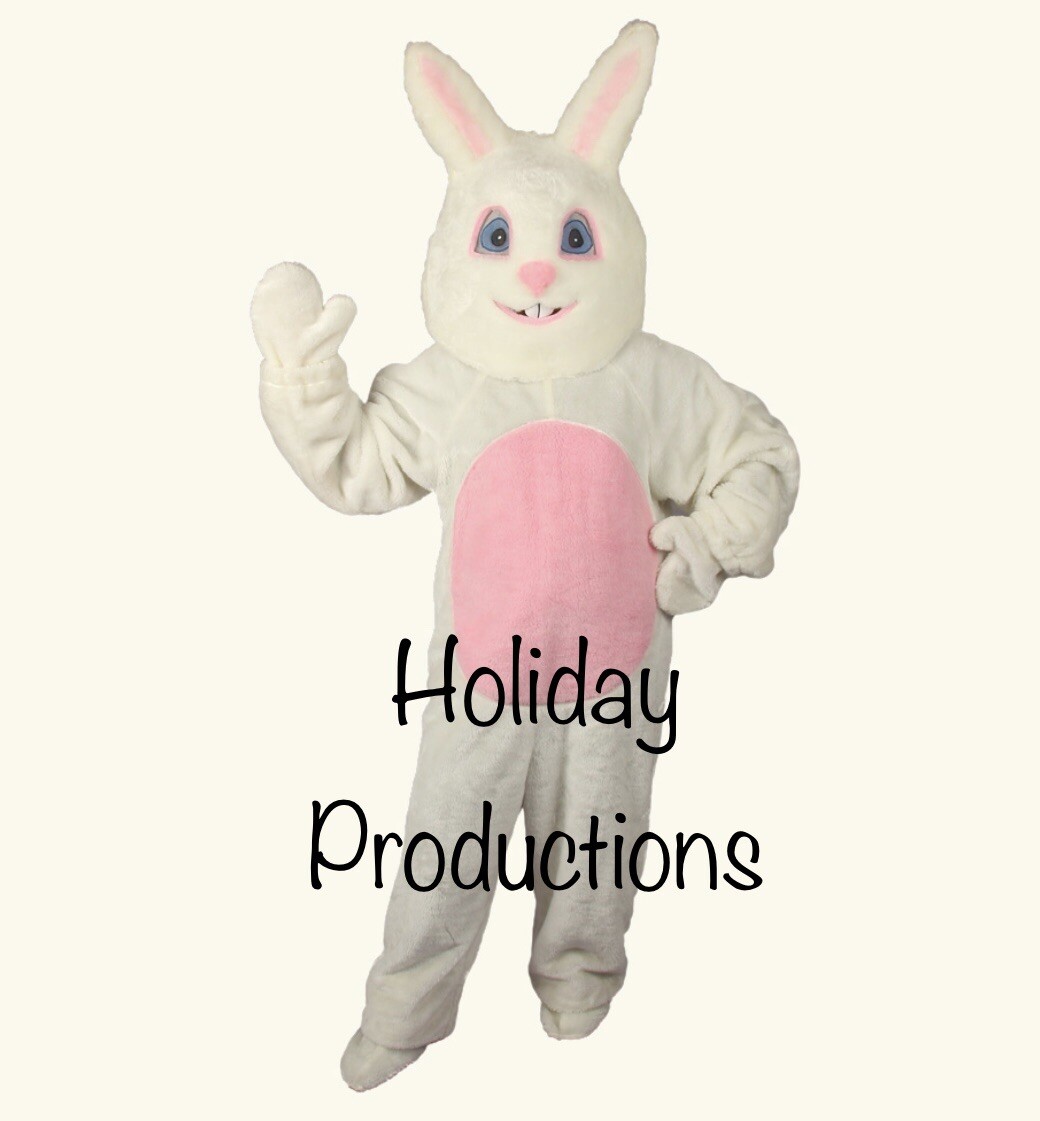 Deluxe X-Large Easter Bunny Rabbit Mascot Parade Costume Cosplay USA Seller New