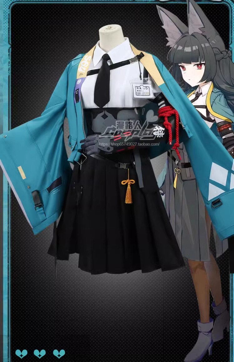ZZZ Zenless Zone Zero Hoshimi Miyabi Cosplay CostumesClothing Outfit w/Headwear