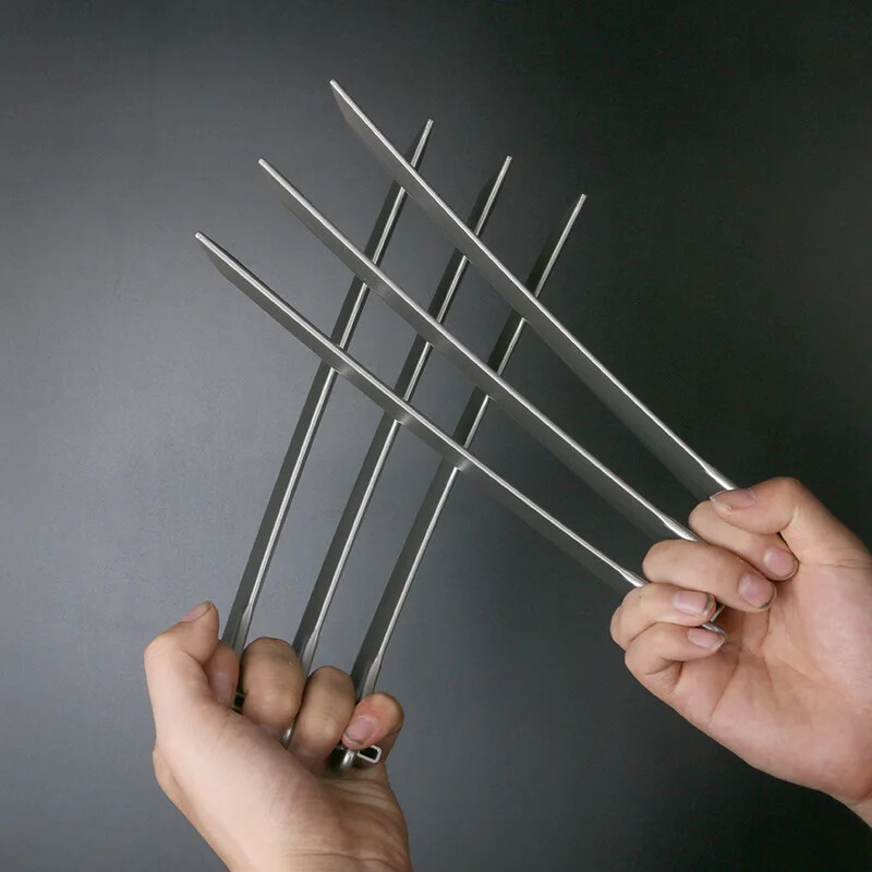NEW Wolverine 25cm Wolf Claws Cosplay Hero James Howlett Breakproof Realistic