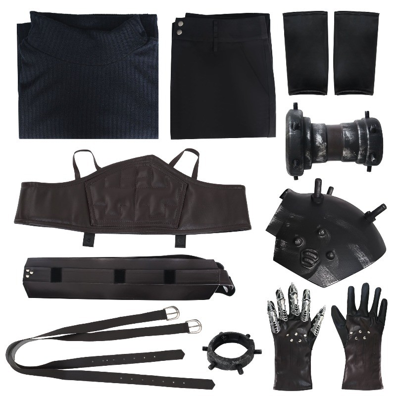 Final Fantasy 7: Rebirth Cloud Strife Cosplay Costume Set Halloween Outfit Gift