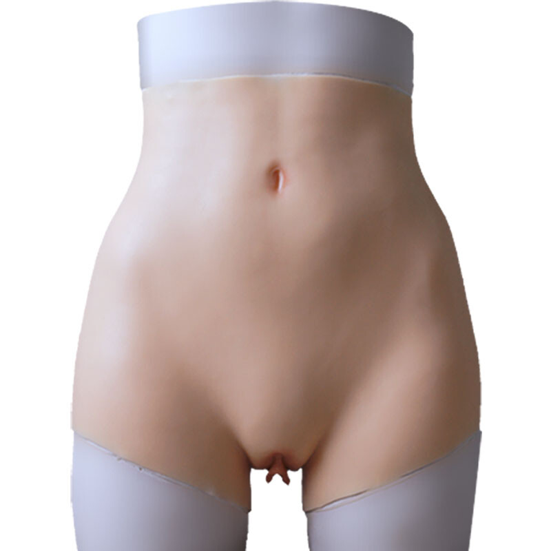 Silicone Short Panty Thicken Hip Underwear Vagina Pant For Transgender Cosplay
